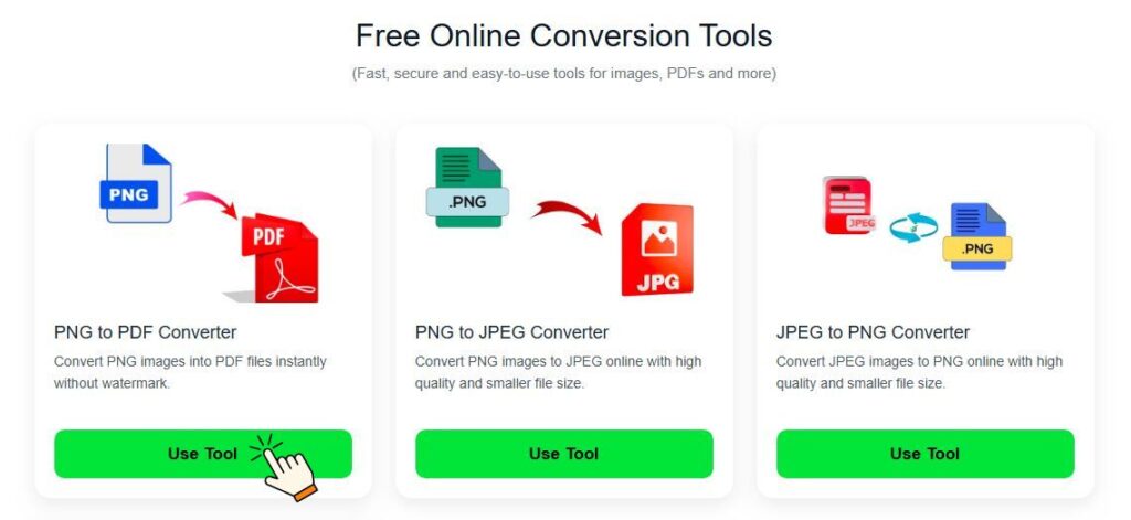 Free png to pdf converter online 2026 | SFTools