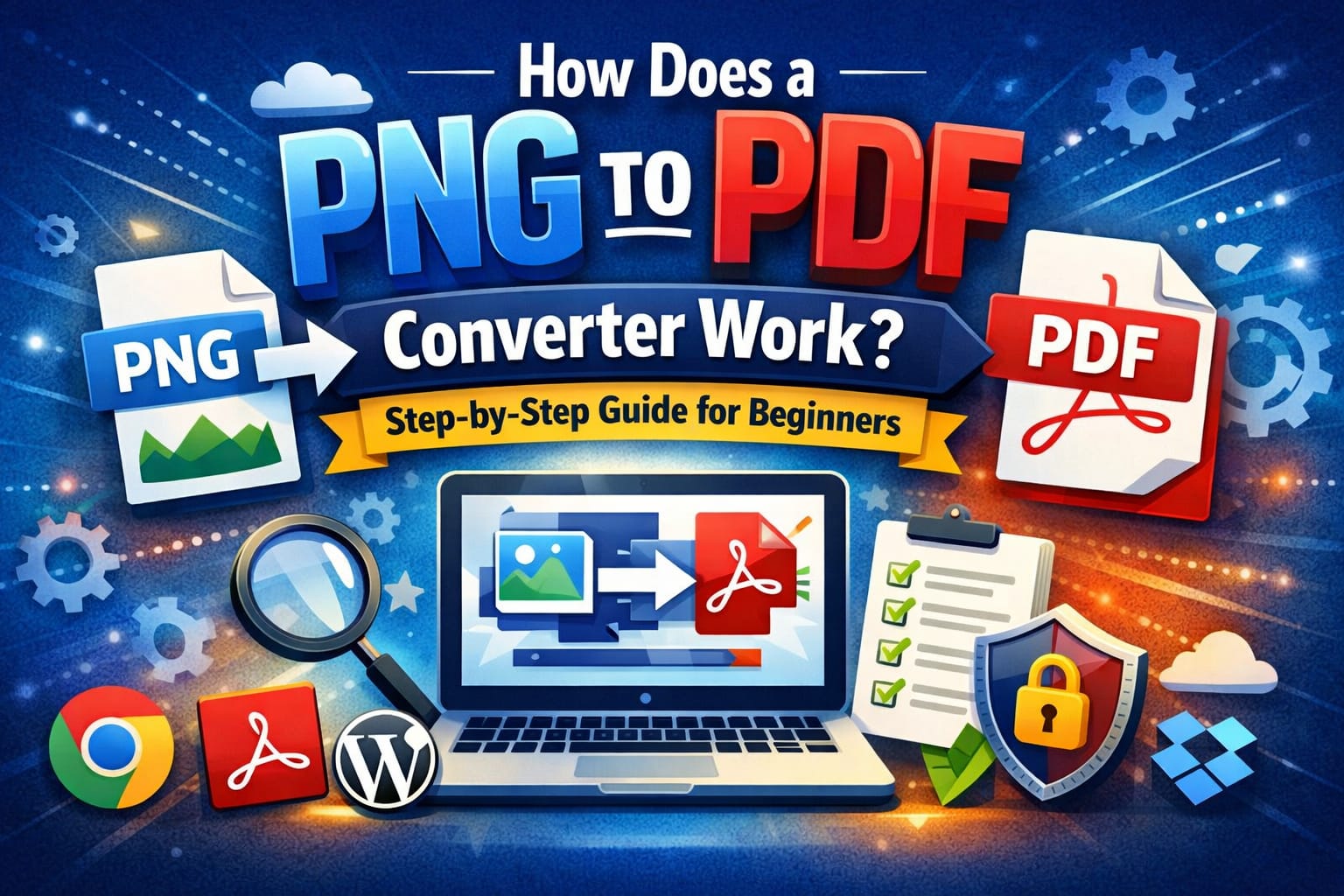 How to convert any PNG images into one Single PDF ?