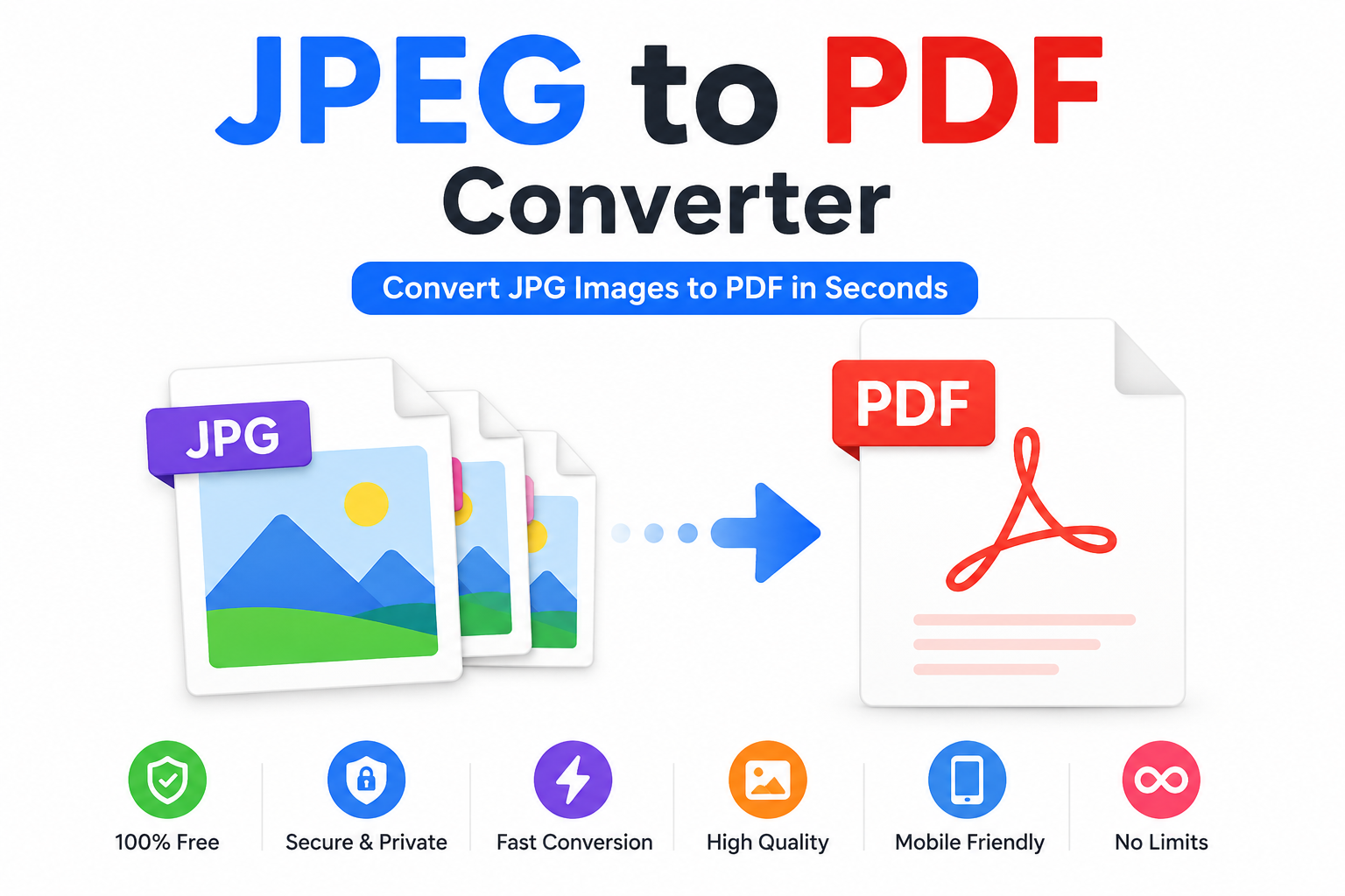 Free JPEG to PDF Converter Online Convert JPG Images to PDF Instantly
