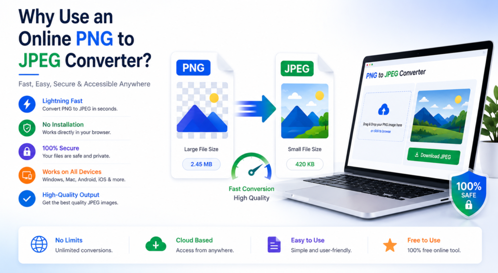 PNG to JPEG conversion made easy